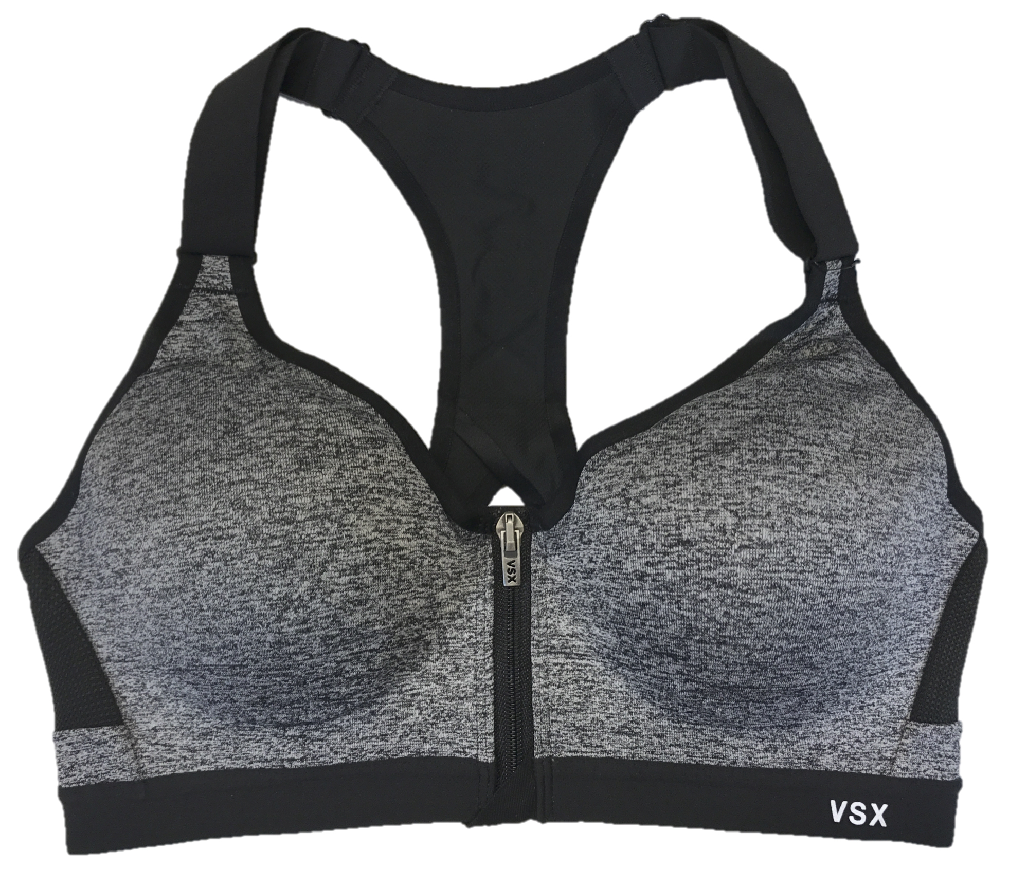 VICTORIA'S SECRET INCREDIBLE FRONT CLOSE SPORTS BRA ZIP ADJUSTABLE